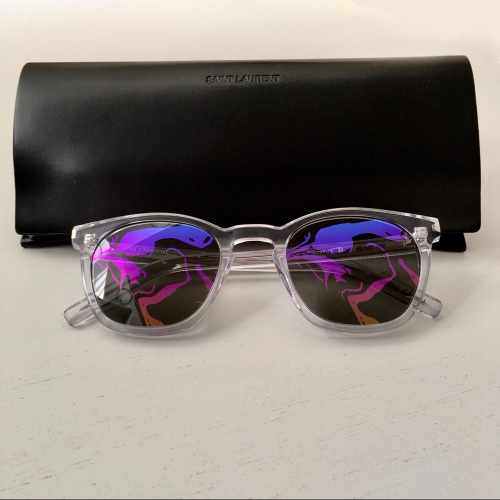 SAINT LAURENT Classic 28 Unisex Sunglasses